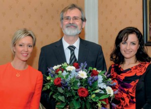 H.E. Czech Ambassador with the founders of the Czech Dutch Chamber of Commerce