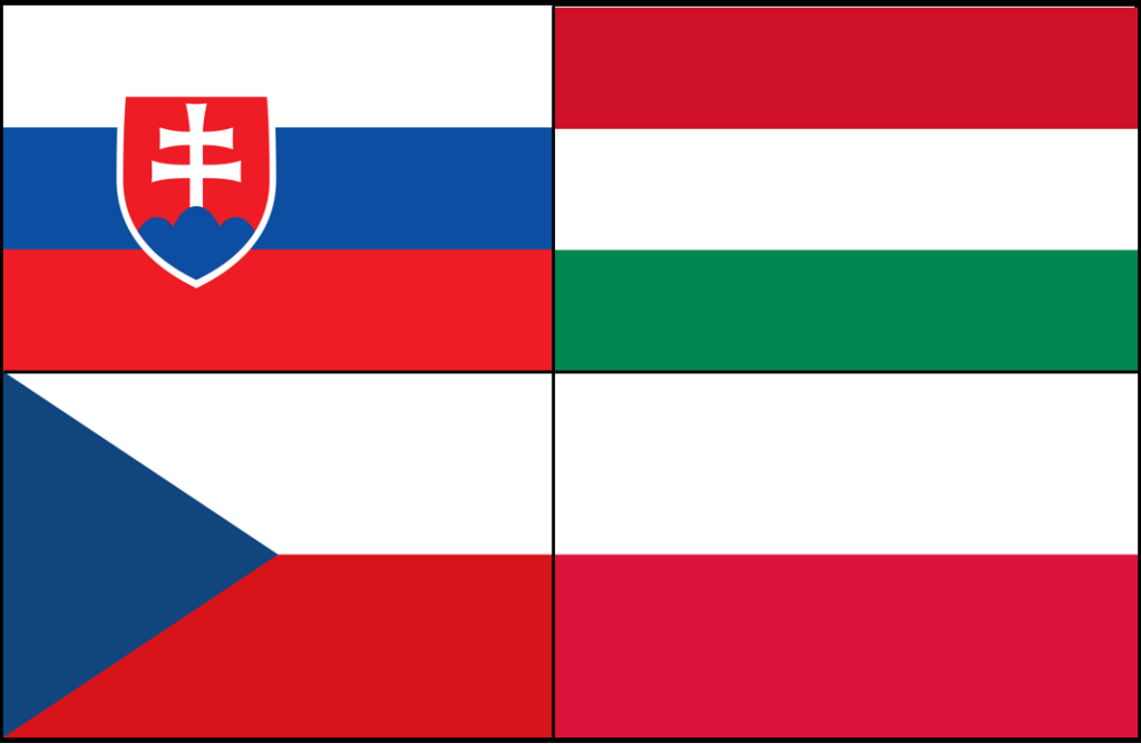 Flags of The Visegrad Group