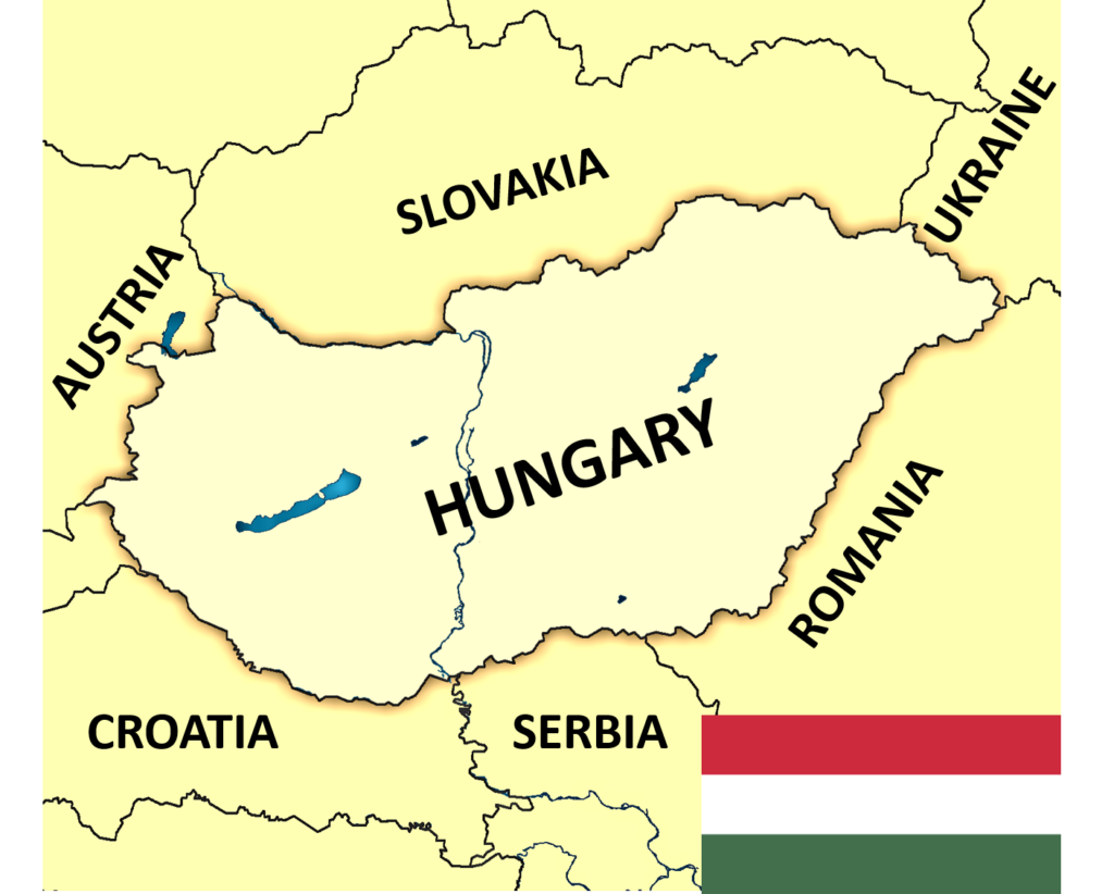 Map of Hungary