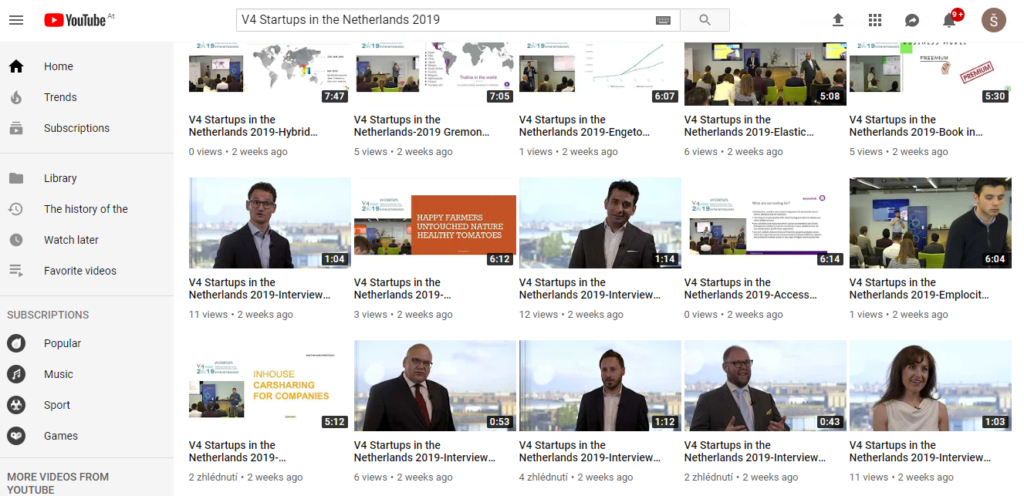 V4 Startups Youtube channel