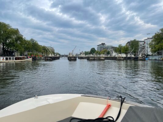 Water canals in Amsterdam